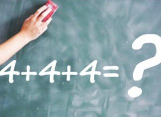 4 (-) 4 + 4