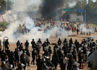 Meksikalı öğretmenlerin grevi baskılara rağmen sürüyor