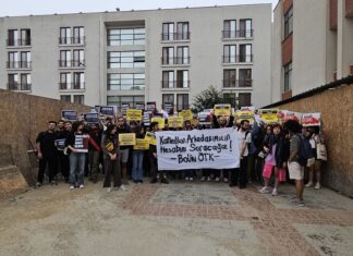 Aydın Işıklı Kız Yurdu’ndaki cinayet Boğaziçi Üniversitesi’nde protesto edildi