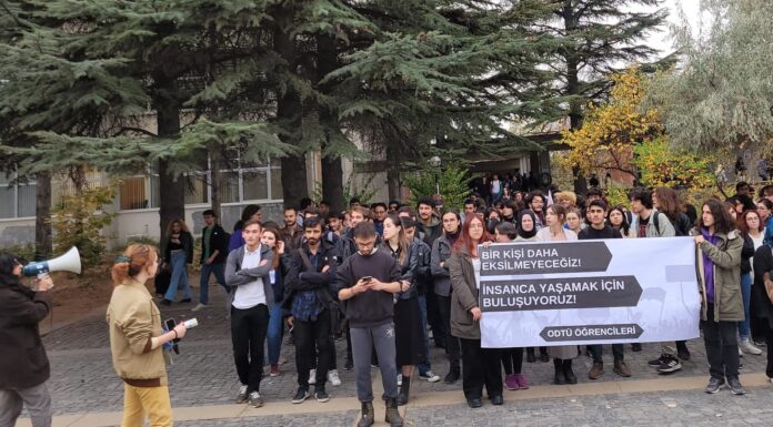 ODTÜ: “Sadece Yaşamak Değil, İnsanca Yaşamak İstiyoruz! İmzala, İmzalat”