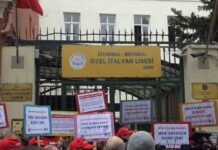 Özel İtalyan Lisesi öğrencileri: “Öğretmenlerimizin greviyle hak aramanın, dimdik durmanın ne demek olduğunu öğrendik”