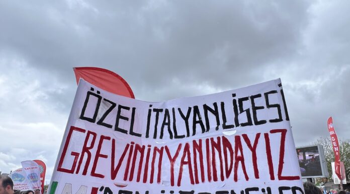 Özel İtalyan Lisesi Grevine dair